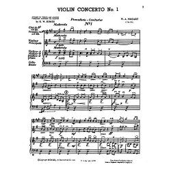 Mozart, W A Violin Concerto No.1 Rokos Vln/Orch (Advanced) Sc/Pts