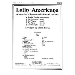 Latin Americana Naylor Orch (Ma) Sc/Pts