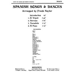 Spanish Songs And Dances Naylor Orch (Ma) Sc/Pts