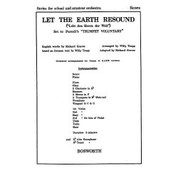 Clarke, J Let The Earth Resound Orch Sc/Pts
