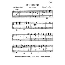 Schubert, F Scherzo From Octet In F Orch (Me) Sc/Pts