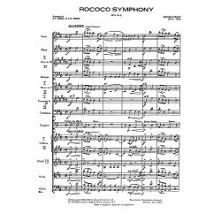Stamitz, J Rococo Symphony Op.5 No.5 Rokos Arnell Orch (A) Sc/Pts