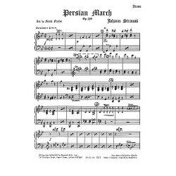 Strauss, J Ii Persian March Op.289 Naylor Orch (Me) Sc/Pts