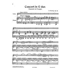 Oskar Rieding: Concerto In G Op.34 (Score/Parts)