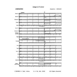 Tomaso Albinoni/Remo Giazotti: Adagio In G Minor (Score And Parts)