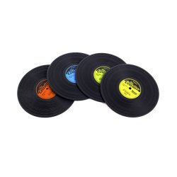 Silicone Record Coasters (4 Pack)