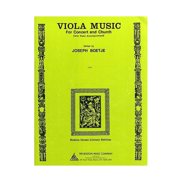 Viola Music For Concert And Church