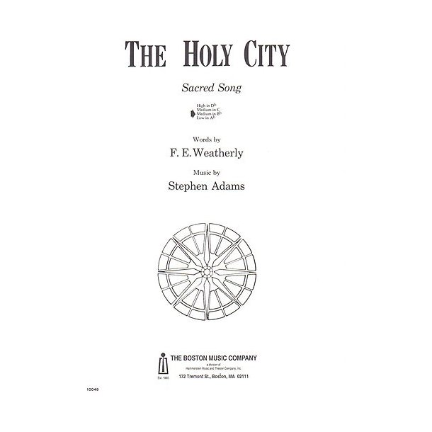 The Holy City Medium B Flat