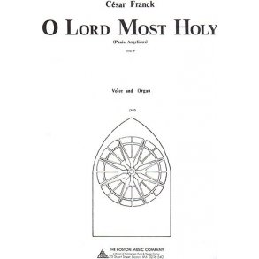 O Lord Most Holy Low F