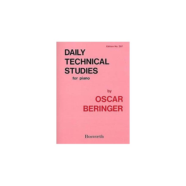 Oscar Beringer: Daily Technical Studies For Piano