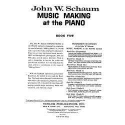 Schaum, Jw Music Making At The Piano Book 5 Level 4 Pf