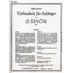 Otakar Sevcik: Violin Studies - Violin Method For Beginners Op.6 Part 3