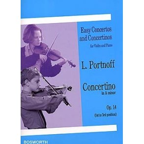 Leo Portnoff: Concertino in A Minor For Violin And Piano Op.14