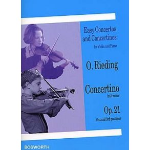 Oskar Rieding: Concertino In A Minor For Violin And Piano Op.21