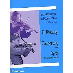 Oskar Rieding: Concertino In G Op.24 (Violin/Piano)