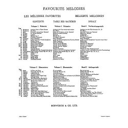 Favourite Melodies Vol.1 Pf