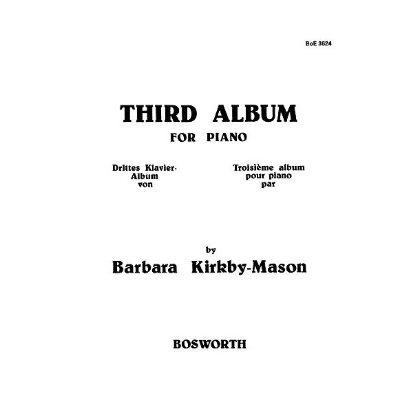 Barbara Kirkby-Moon: Third Album For Piano