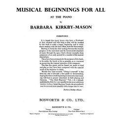 Kirkby-mason, B Musical Beginnings For All Pf