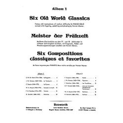 Six Old World Classics 1 Warner Pf