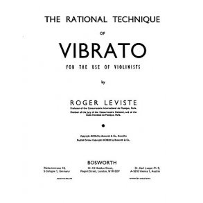 Leviste, R The Rational Technique Of Vibrato French And English