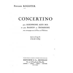 Rogister, F Concerto Asax,tbn/Pf