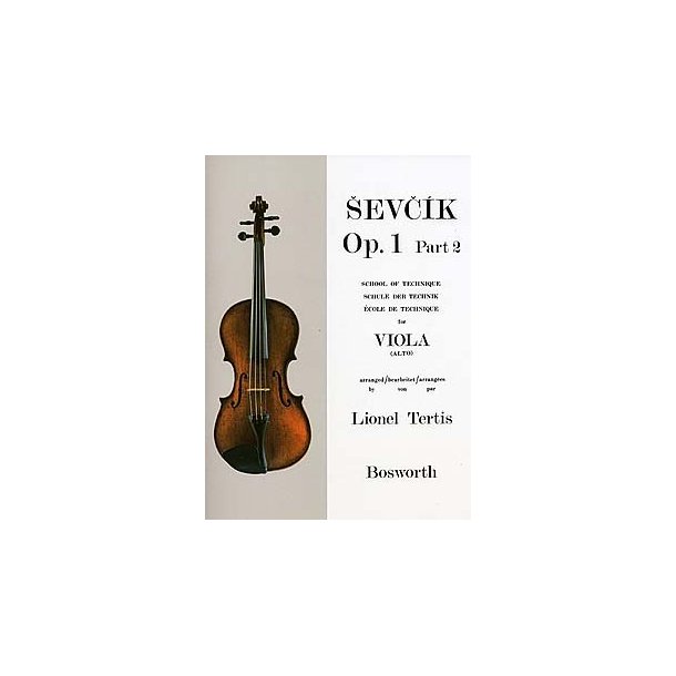 Sevcik Viola Studies: School Of Technique Part 2