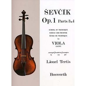 Sevcik Viola Studies: School Of Technique Parts 3 And 4