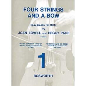Joan Lovell/Peggy Page: Four Strings And A Bow Book 1 (Cello/Piano)