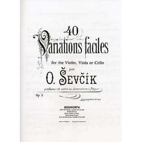 Sevcik Violin Studies: 40 Variations Piano Accompaniment