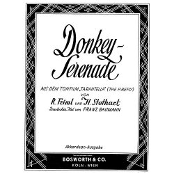 Friml/Stothart: Donkey Serenade (Accordion)