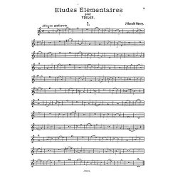 Henry, J H 12 Etudes Elementaires 1 Vln