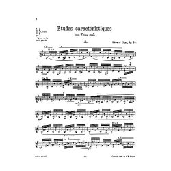 Edward Elgar: Etudes Caracteristiques For Violin Op.24