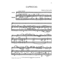 Willem Ten Have: Capriccio For Violin And Piano Op.24