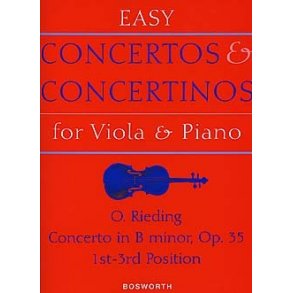 Oskar Rieding: Concerto in B Minor For Viola And Piano Op.35