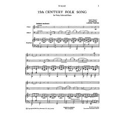 15th Century Folk Song (Arr. Lionel Tertis)