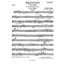 Beethoven: Trio Op.87 (Three Violas Arr. Lionel Tertis)