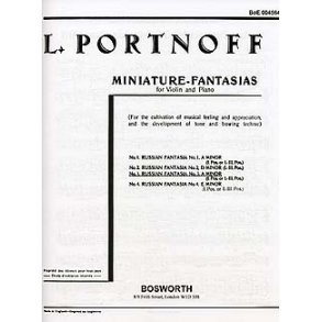 Leo Portnoff: Russian Fantasia No.3 In A Minor For Violin And Piano