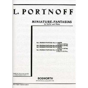 Leo Portnoff: Russian Fantasia No.2 In D Minor For Violin And Piano