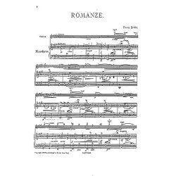 Franz Drdla: Romance In A For Violin And Piano