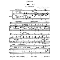 Gover, G Suo Gan Welsh Lullaby Vln/Pf