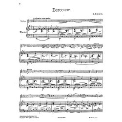 Ezra Jenkinson: Berceuse For Violin And Piano