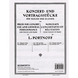 Leo Portnoff: Slavonic Cradle-Song For Violin And Piano