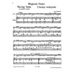 Leo Portnoff: Waving Fields (Violin/Piano)