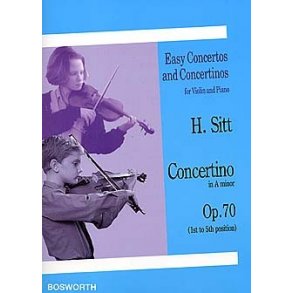 Hans Sitt: Concertino In A Minor For Violin And Piano Op.70