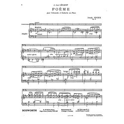 Joseph Jongen: Poeme For Cello And Piano