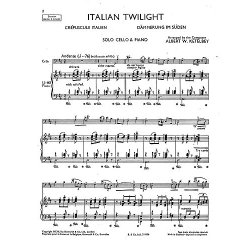 Albert Ketelbey: Italian Twilight (Cello/Piano)