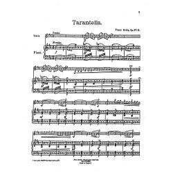 Franz Drdla: Tarantella For Violin And Piano Op.27 No.2
