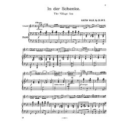 Hille, G The Village Inn Die Dorg-herberge Op.23/2 Vln/Pf