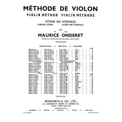 Maurice Onderet: Violin Method Book 3
