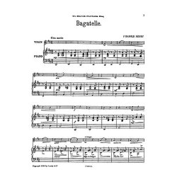 Henry, J H Bagatelle Vln/Pf